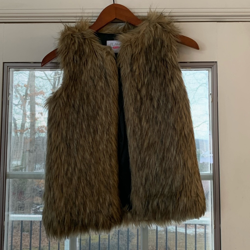 Children’s place fur vest